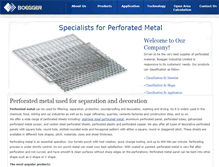 Tablet Screenshot of perforatedmetalsupplier.com